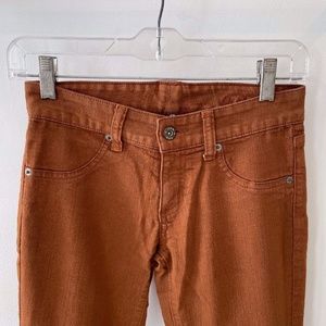 Skinny High Waist Carmar Jeans Brown Tan Copper